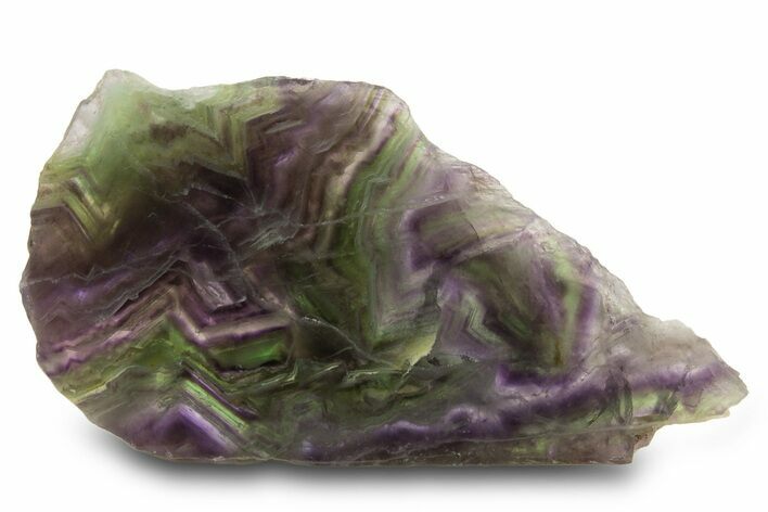 Colorful, Polished Fluorite Slab - China #333270